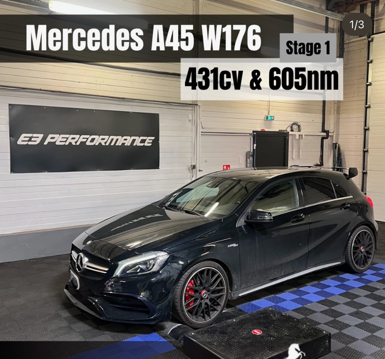 Mercedes A45 W176 — Stage 1 — 431cv & 605nm